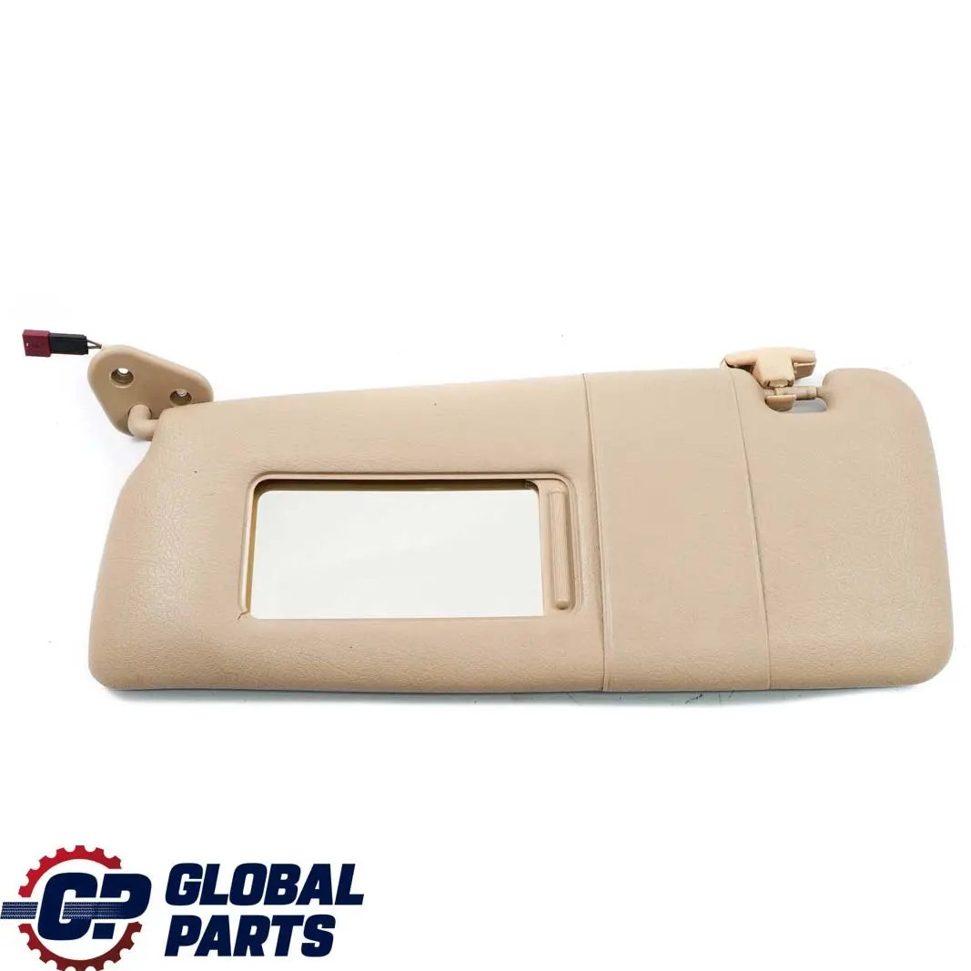 BMW E46 Parasole Illuminato Con Specchio Sinistro Beige Chiaro - SKU 8267899 - Numero di parte 8267899