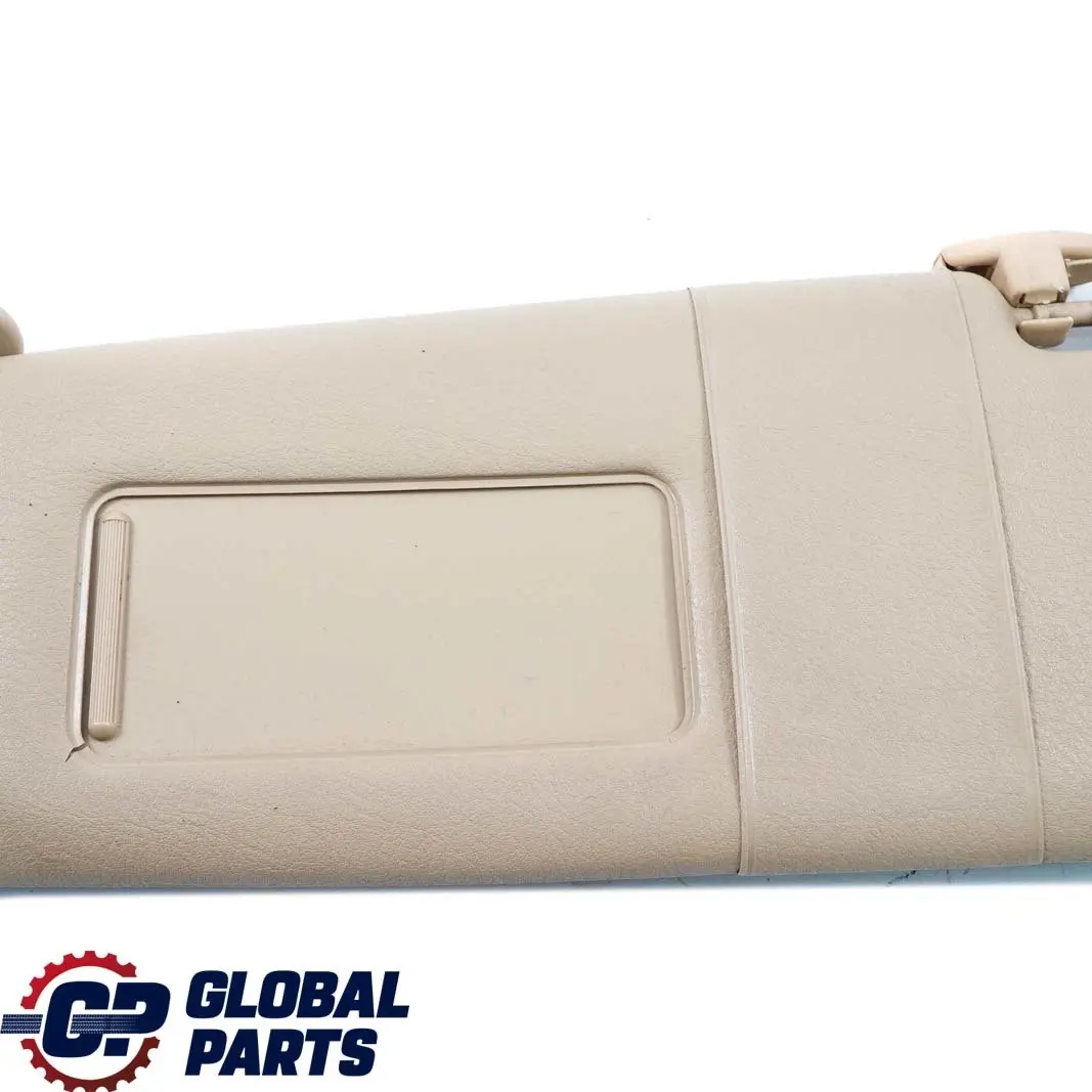 Sun Visor Mirror Illuminated Left N/S Light Beige to BMW 3 Series E46 with Part number 8267899 BMW 3 Series E46 Sun Visor Mirror Illuminated Left N/S Light Beige - SKU 8267899 - Part number 8267899