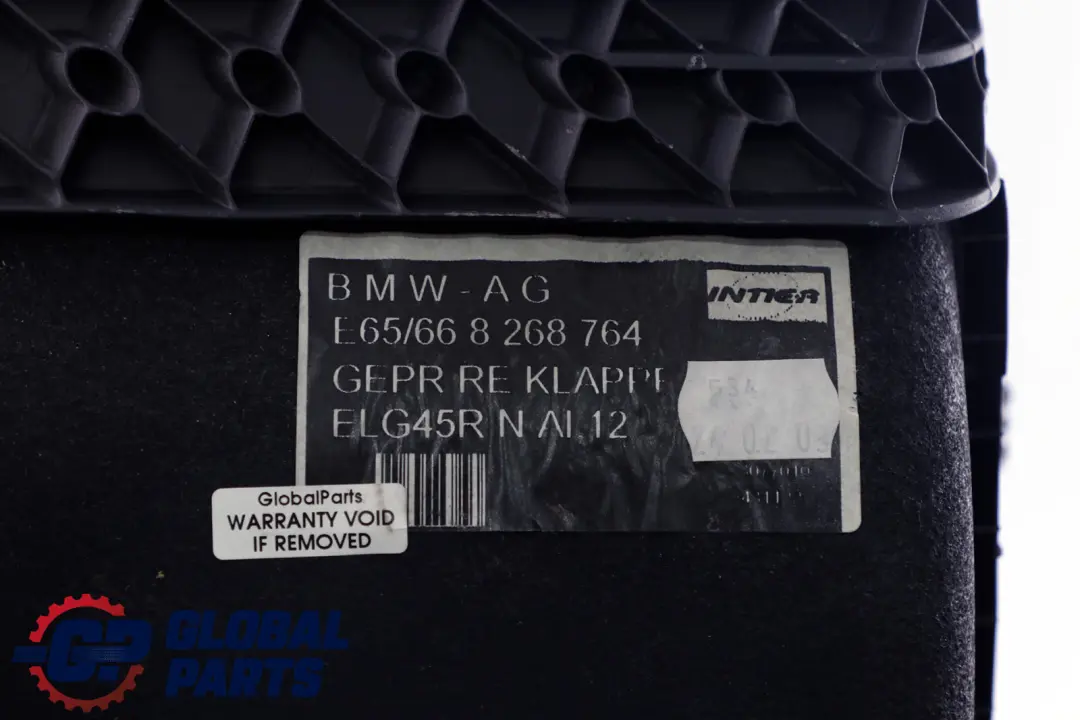 BMW 7 Series E65 E66 E67 Klappe Verkleidung Gepäckraum Rechts Grau - SKU 8268764 - Teilenummer 8268764
