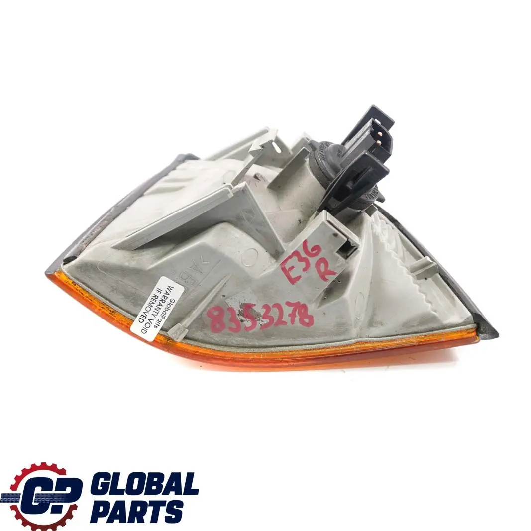 Compacto Delantero Derecho Intermitente para BMW E36 Berlina Touring con número de pieza 8353278 BMW E36 Berlina Touring Compacto Delantero Derecho Intermitente - SKU 8353278 - Número de pieza 8353278