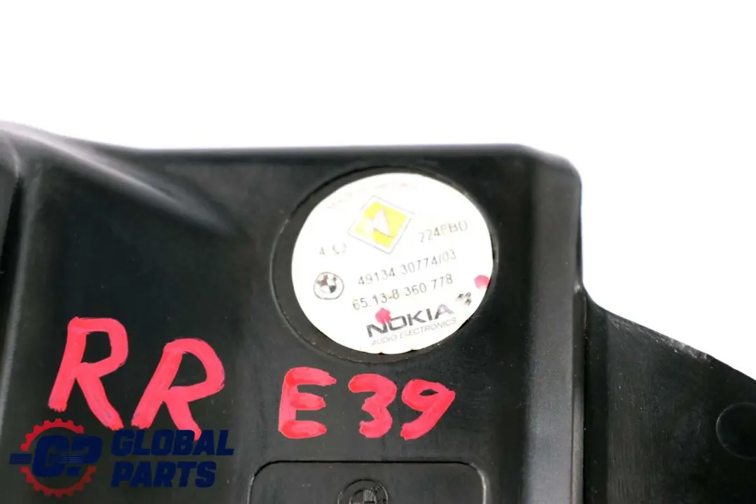 Right O/S Loudspeaker Speaker Stereo System to BMW 5 Series E39 Rear with Part number 8360778 BMW 5 Series E39 Rear Right O/S Loudspeaker Speaker Stereo System - SKU 8360778 - Part number 8360778