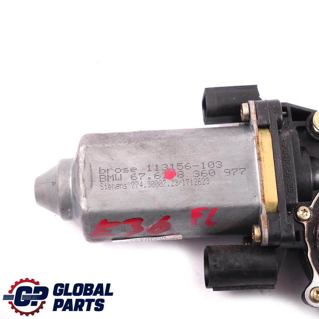 Antrieb Fensterheber Motor Vorne Links Fensterhebermotor für BMW 3 E36 mit Teilenummer 8360977 BMW 3 E36 Antrieb Fensterheber Motor Vorne Links Fensterhebermotor - SKU 8360977 - Teilenummer 8360977