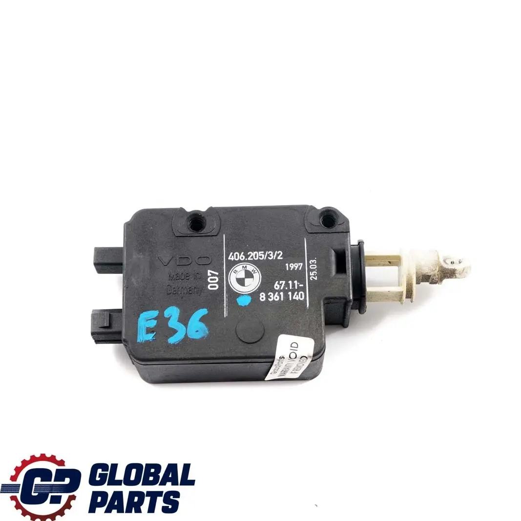 Heckklappe Zentralverriegelung Stellmotor für BMW 3 Z3 er E36 mit Teilenummer 8361140 BMW 3 Z3 er E36 Heckklappe Zentralverriegelung Stellmotor - SKU 8361140 - Teilenummer 8361140