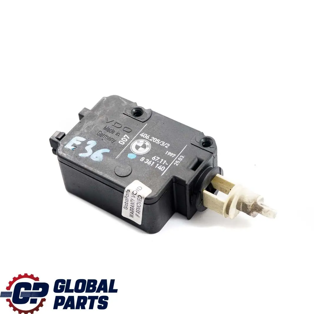 BMW 3 Z3 er E36 Heckklappe Zentralverriegelung Stellmotor - SKU 8361140 - Teilenummer 8361140