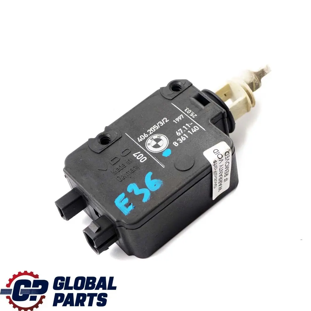 Heckklappe Zentralverriegelung Stellmotor für BMW 3 Z3 er E36 mit Teilenummer 8361140 BMW 3 Z3 er E36 Heckklappe Zentralverriegelung Stellmotor - SKU 8361140 - Teilenummer 8361140