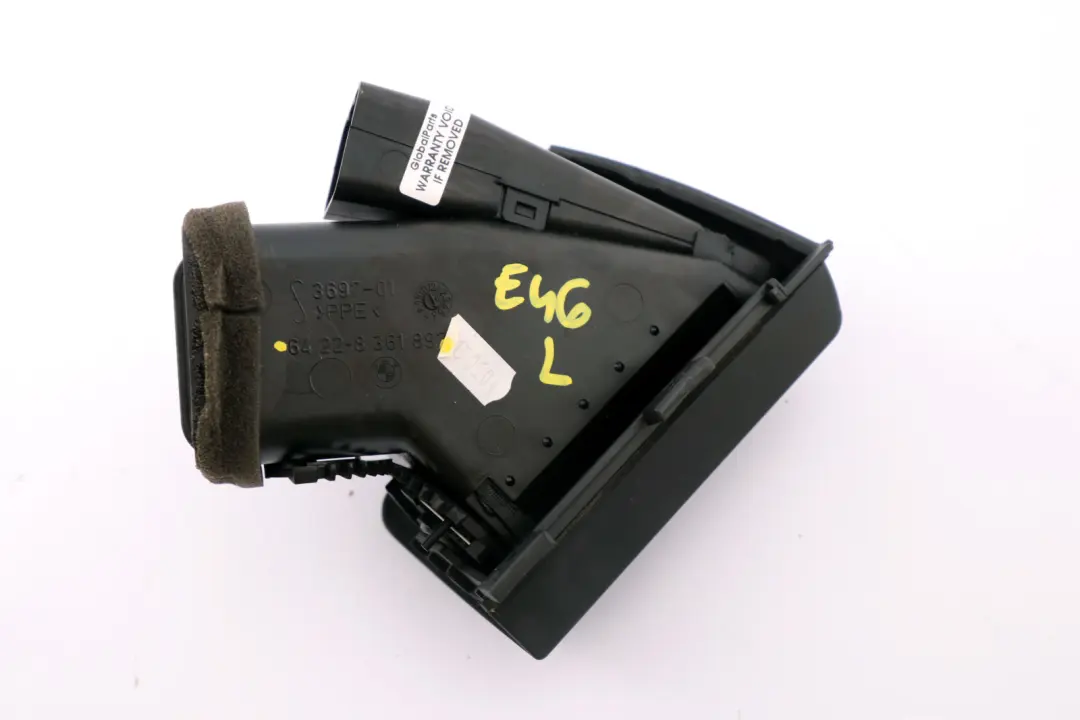 Lewa Kratka Nawiewu Wlot Powietrza do BMW E46 o numerze 8361897 BMW E46 Lewa Kratka Nawiewu Wlot Powietrza - SKU 8361897 - Numer Części 8361897