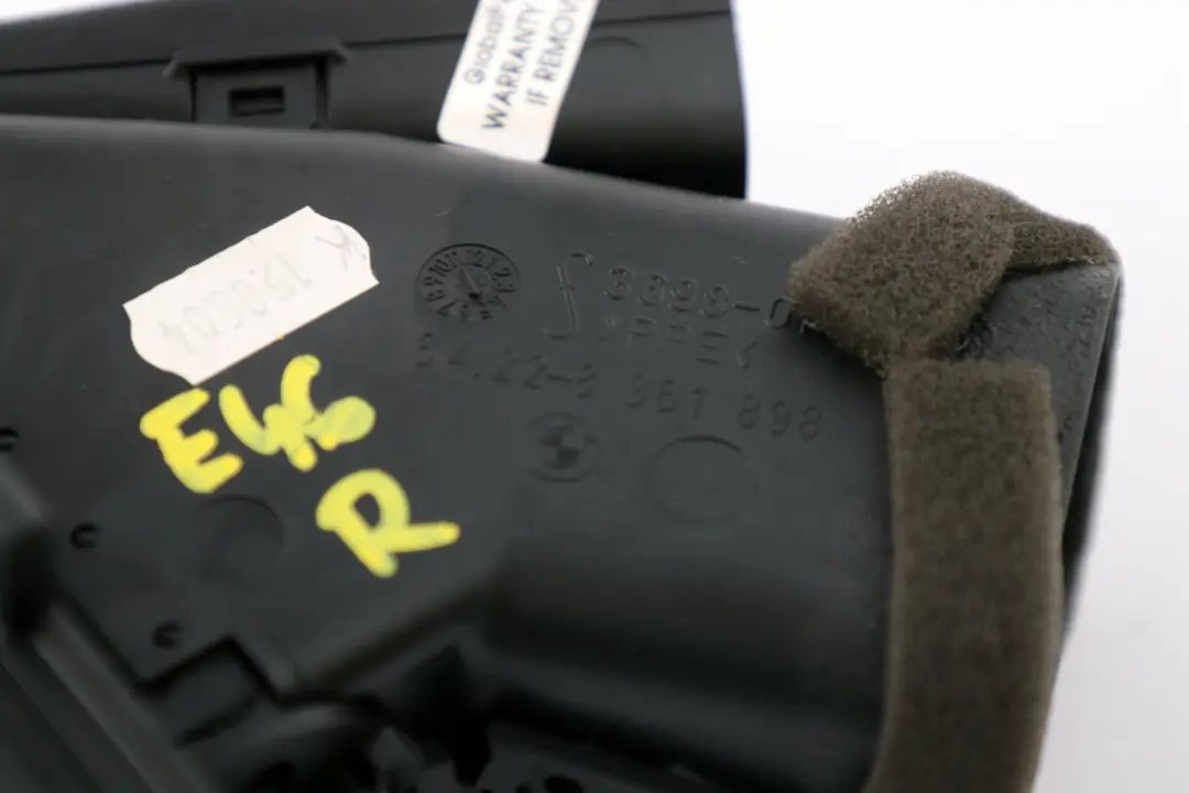 Luftführung Frischluftgrill rechts Schwarz 6422 für BMW 3 er E46 mit Teilenummer 8361898 BMW 3 er E46 Luftführung Frischluftgrill rechts Schwarz 6422 - SKU 8361898 - Teilenummer 8361898