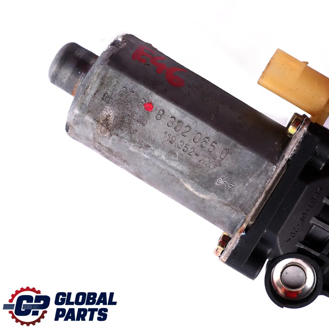 elevalunas trasero puerta derechaBMW E46 para Motor con número de pieza 8362065 Motor elevalunas trasero puerta derechaBMW E46 - SKU 8362065 - Número de pieza 8362065