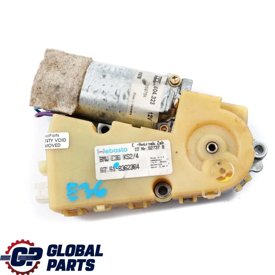BMW 3 er E36 Limousine Coupe Schiebedachmotor Dach Antrieb - SKU 8362364 - Teilenummer 8362364