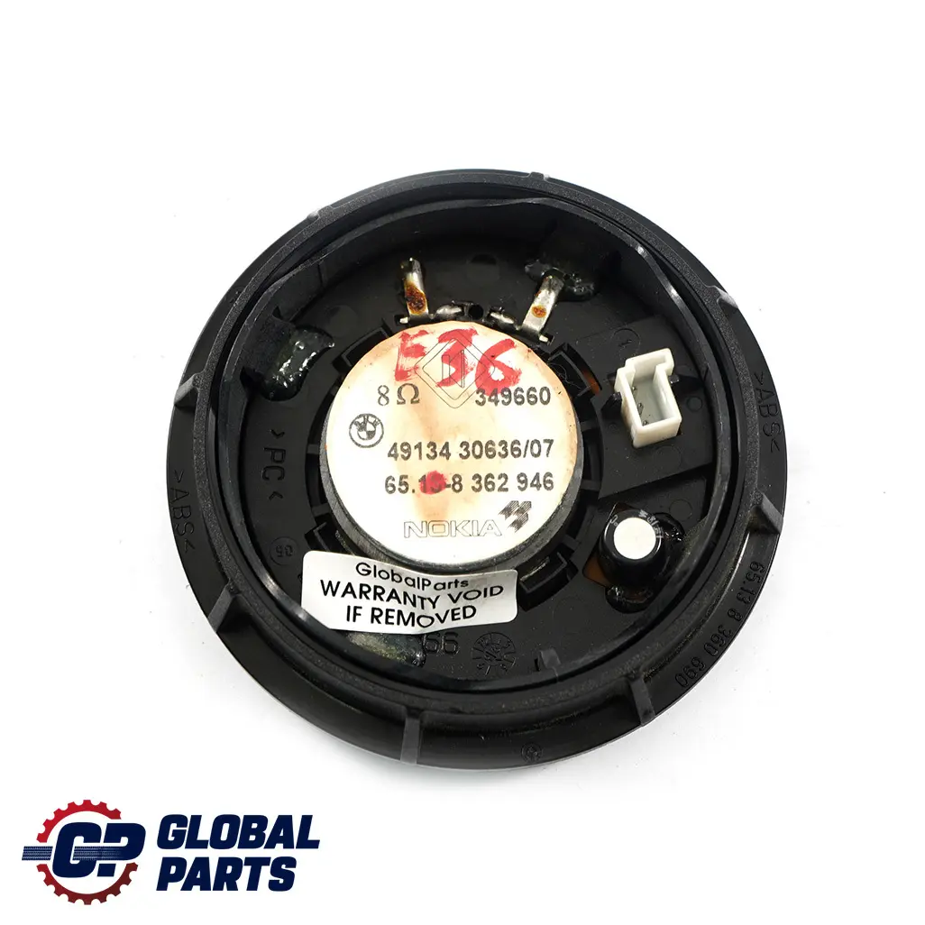 BMW 3 E36 Front Left Right Door N/O/S Stereo Speaker Tweeter Grey - SKU 8362946 - Part number 8362946