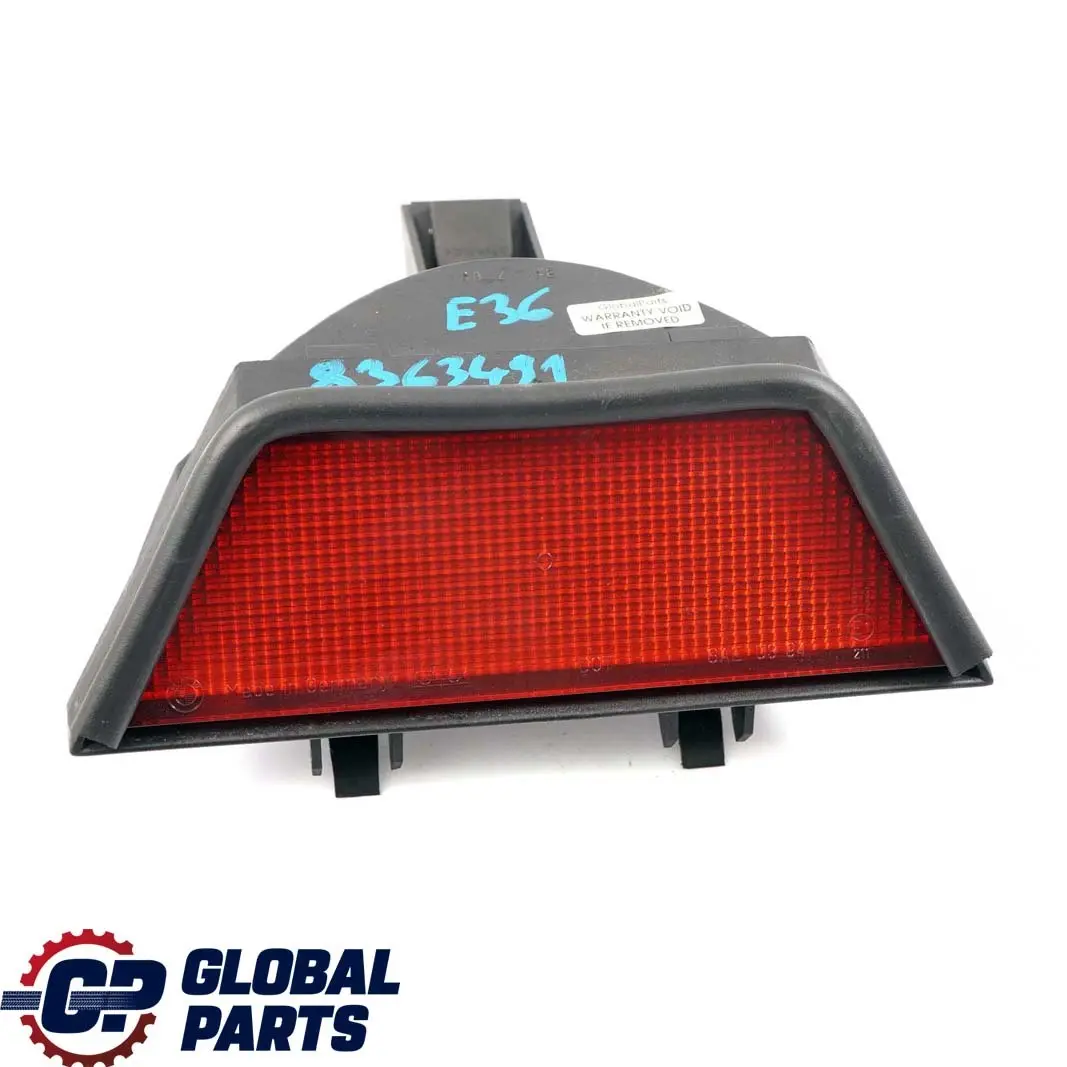 BMW 3 Series E36 Coupe Saloon Rear Third Stoplamp Lamp Brake Light Red - SKU 8363491 - Part number 8363491