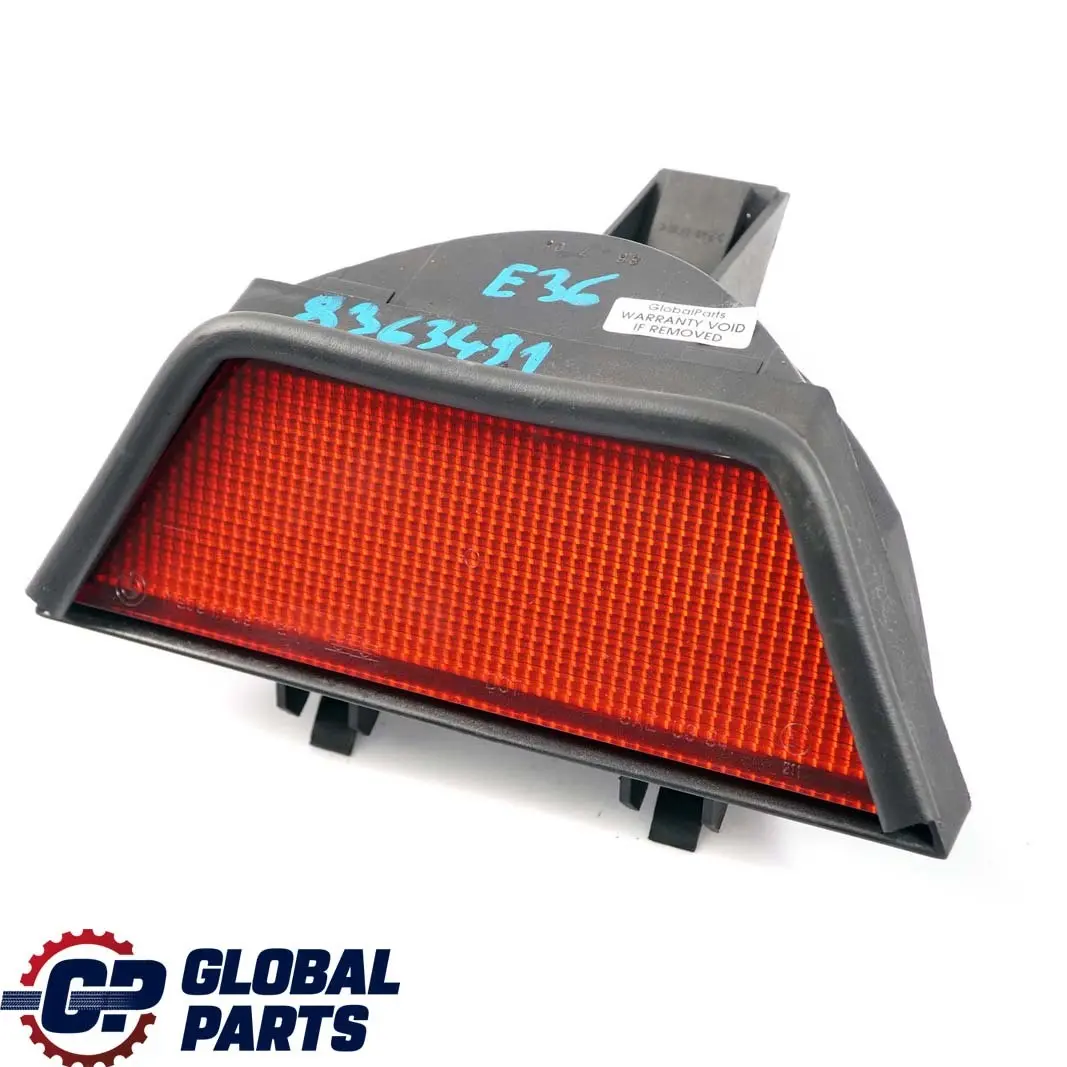 BMW 3 Series E36 Coupe Saloon Rear Third Stoplamp Lamp Brake Light Red - SKU 8363491 - Part number 8363491