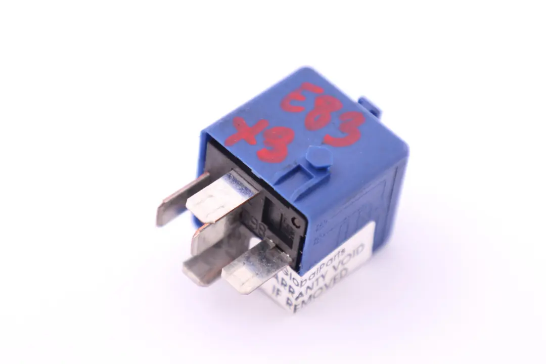 E45 E65 E83 E85 Relay Make Contact Ultra Navy Blue to BMW X3 Z4 with Part number 8364582 BMW X3 Z4 E45 E65 E83 E85 Relay Make Contact Ultra Navy Blue - SKU 8364582 - Part number 8364582
