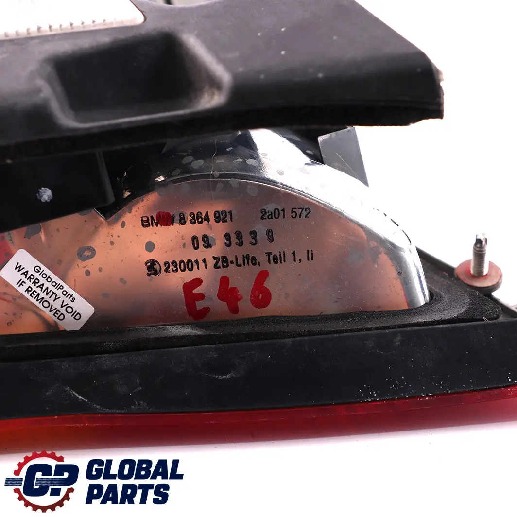 BMW 3 Series E46 Saloon Rear Light In The Side Panel White Left N/S - SKU 8364921 - Part number 8364921