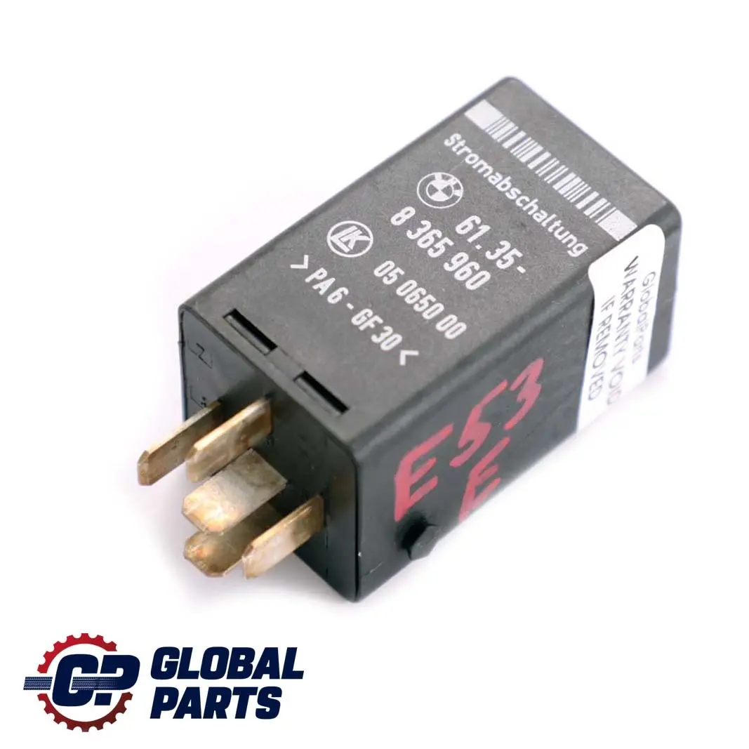 Battery Crash Disconnection Control Relay BMW 5 7 X5 Series E38 E39 E53 - SKU 8365960 - Part number 8365960