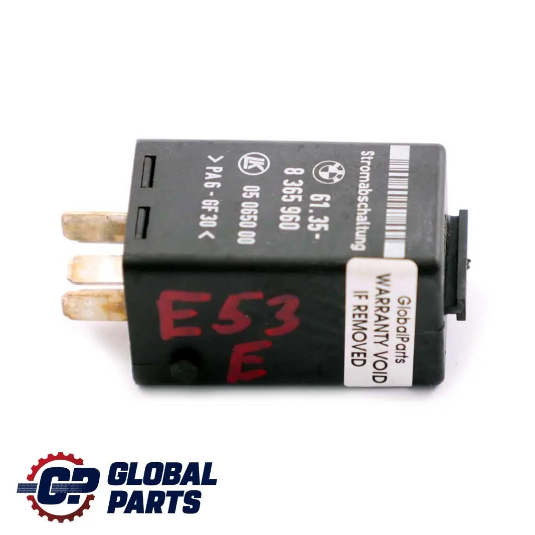 Battery Crash Disconnection Control Relay BMW 5 7 X5 Series E38 E39 E53 - SKU 8365960 - Part number 8365960