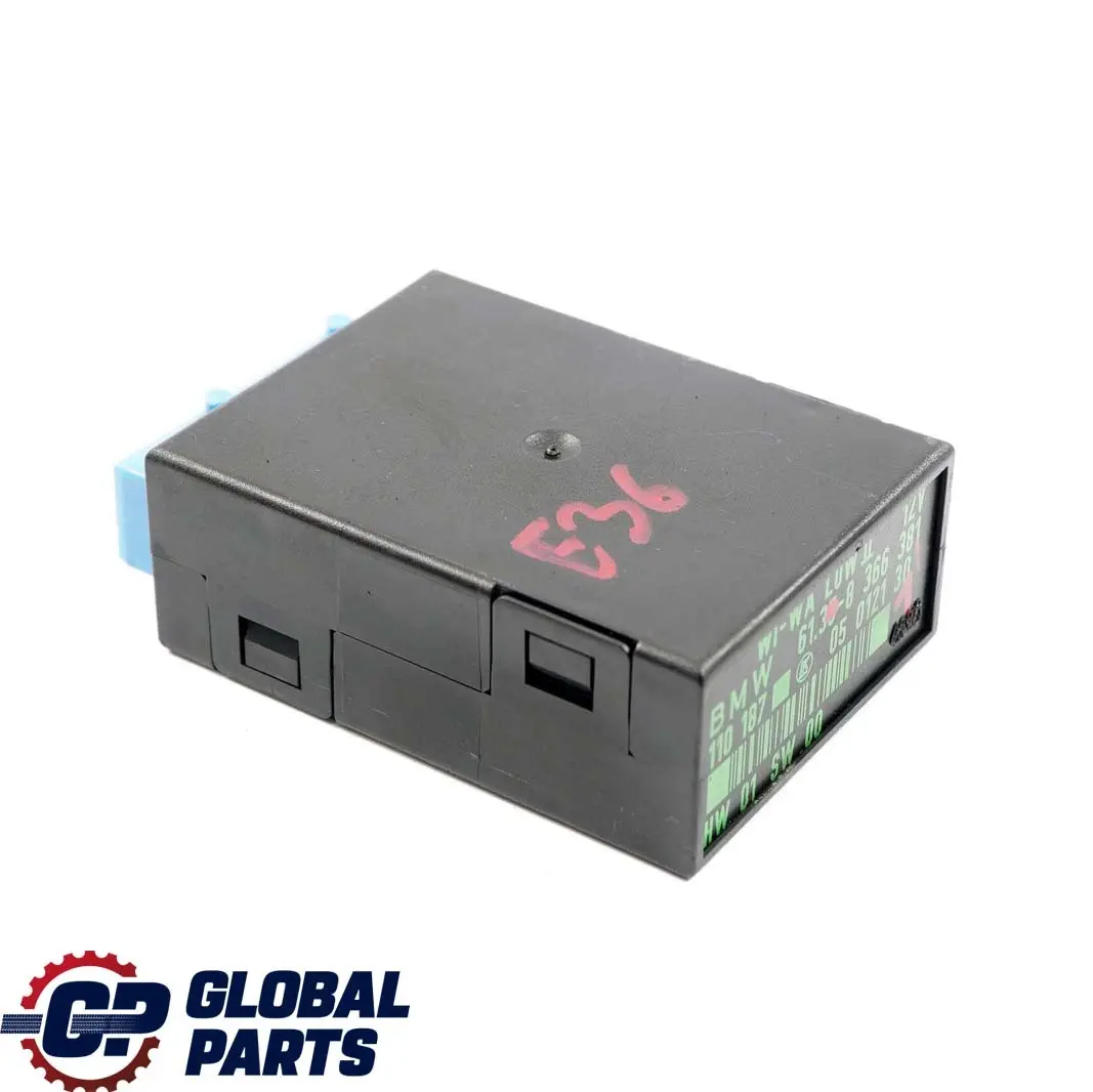 Windscreen Wiper Wash Wi-Wa Control Unit Module ECU to BMW 3 5 E34 E36 1 with Part number 8366381 BMW 3 5 E34 E36 1 Windscreen Wiper Wash Wi-Wa Control Unit Module ECU - SKU 8366381-1 - Part number 8366381