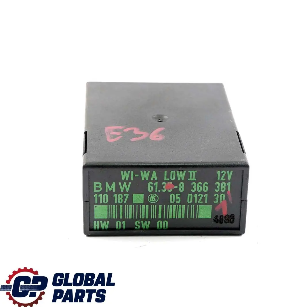 BMW 3 5 E34 E36 1 Windscreen Wiper Wash Wi-Wa Control Unit Module ECU - SKU 8366381-1 - Part number 8366381