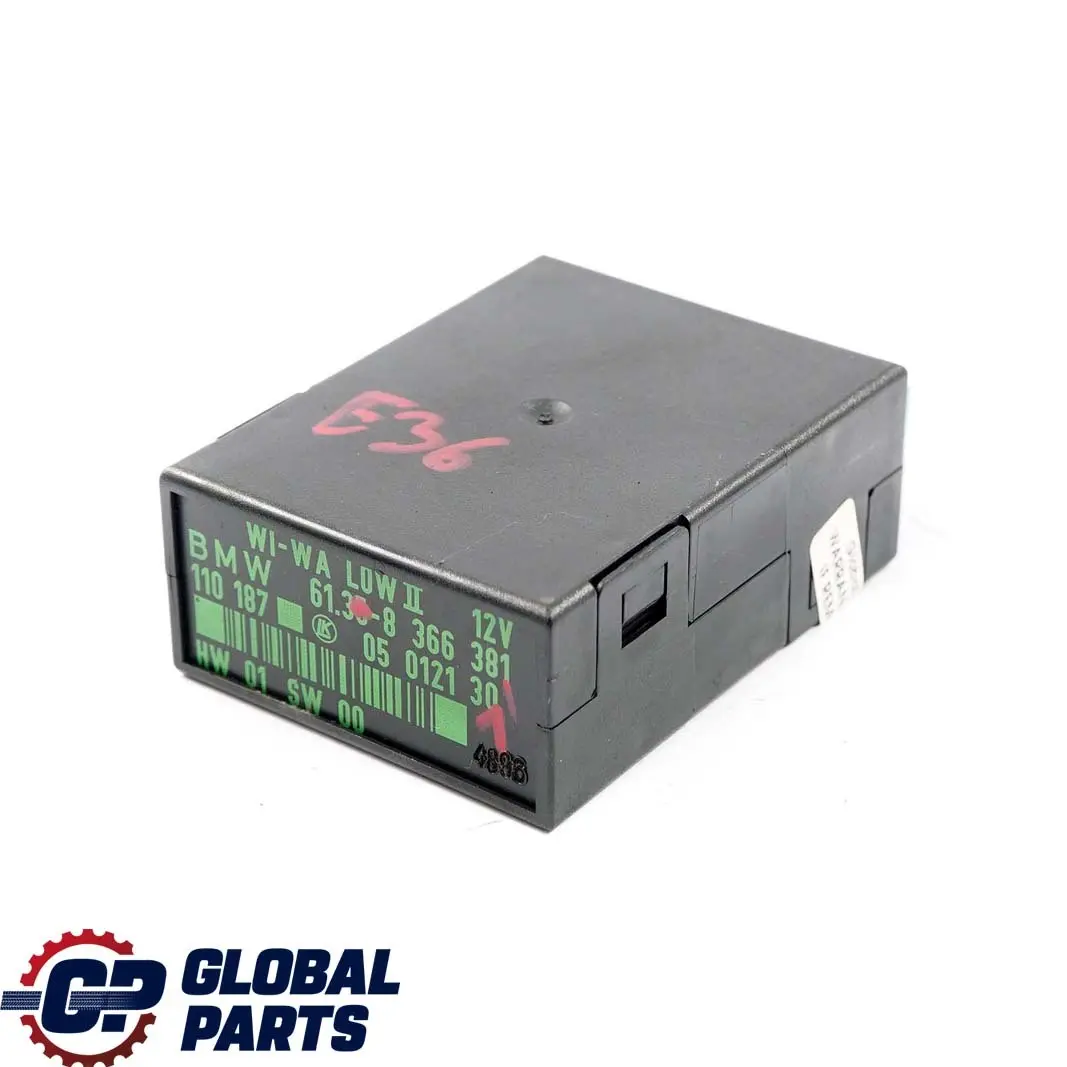 BMW 3 5 E34 E36 1 Windscreen Wiper Wash Wi-Wa Control Unit Module ECU - SKU 8366381-1 - Part number 8366381