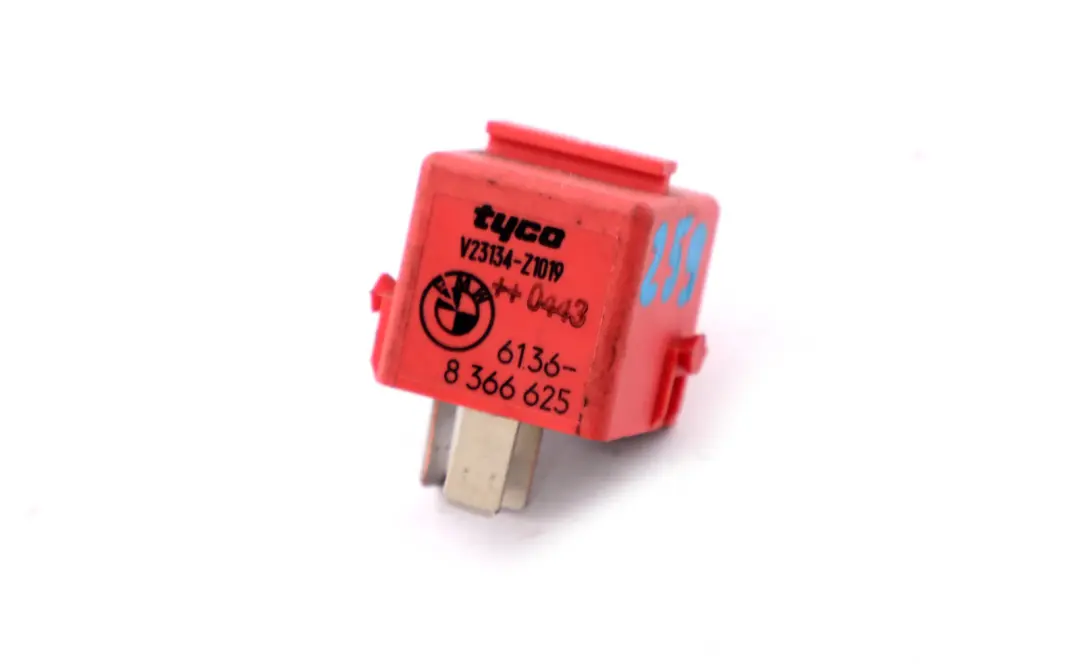 259 259R 259 R22 Connecteur Relais Rose Tyco pour BMW à propos du numéro de pièce 8366625 BMW 259 259R 259 R22 Connecteur Relais Rose Tyco - SKU 8366625 - Numéro de pièce 8366625