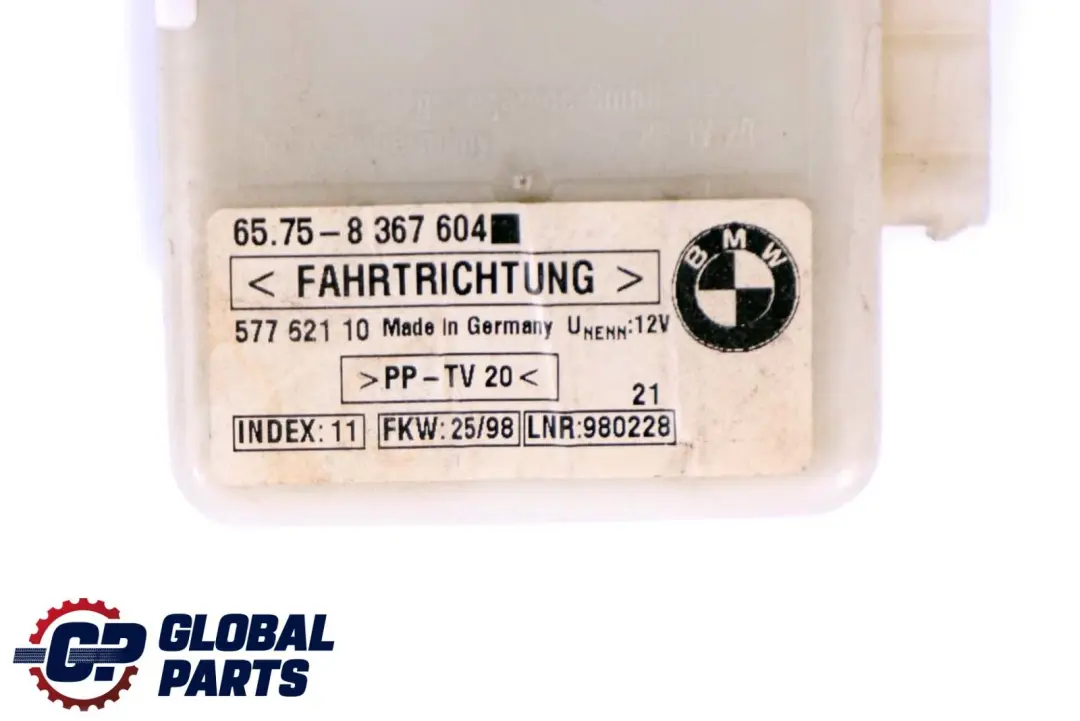 BMW 3 5 Series E39 E46 Inclination Indicator Alarm Sensor Module - SKU 8367604 - Part number 8367604