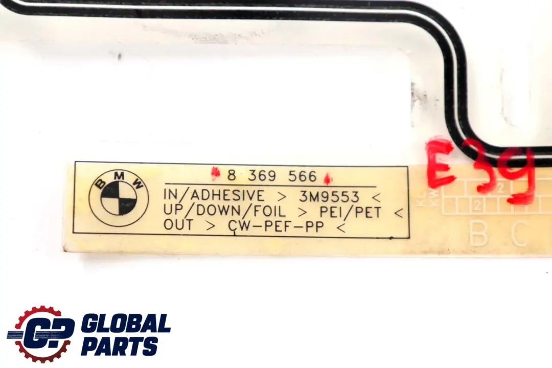 Beifahrer Sitz Sensormatte Matte für BMW 5 7 er E38 E39 mit Teilenummer 8369566 BMW 5 7 er E38 E39 Beifahrer Sitz Sensormatte Matte - SKU 8369566 - Teilenummer 8369566