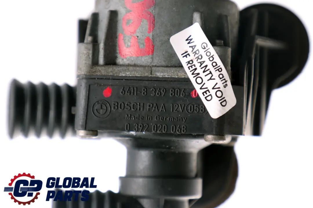 BMW E87 E90 E91 E92 E93 LCi Bomba De Agua Adicional - SKU 8369806 - Número de pieza 8369806