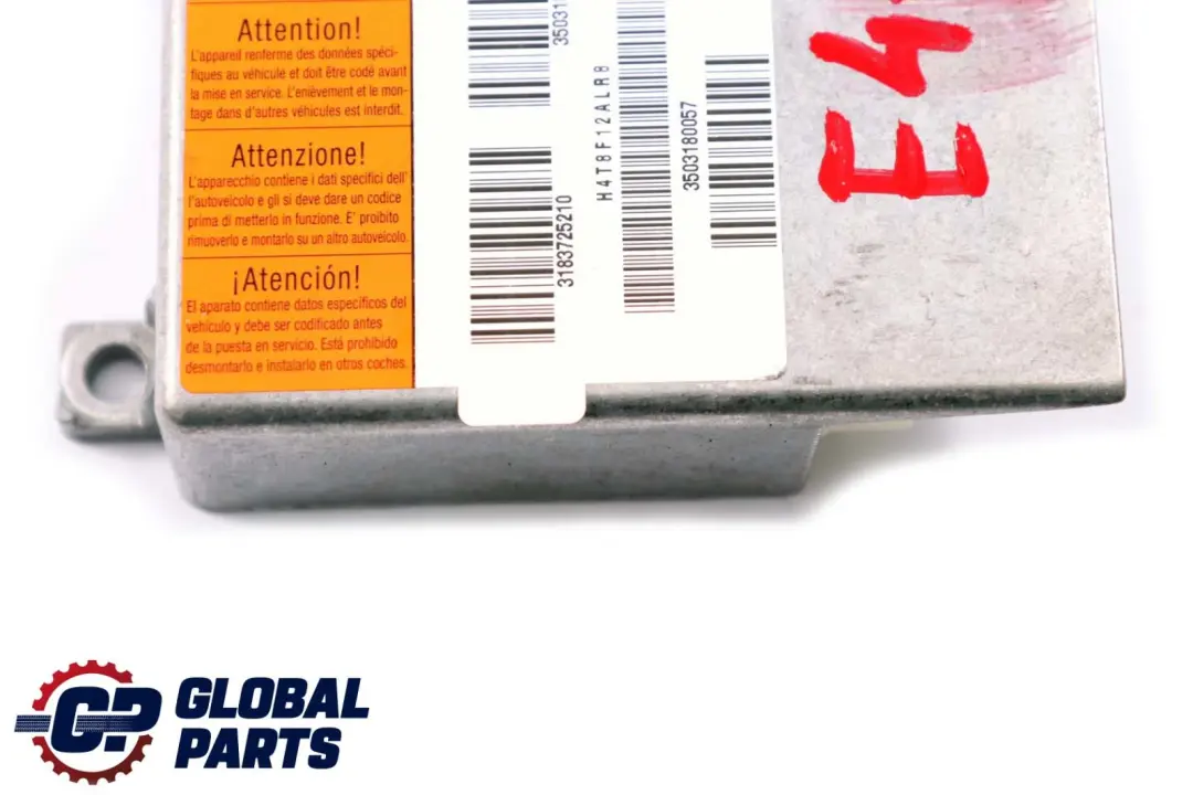 BMW 3 5 Series E39 E46 Airbag Control Unit Module - SKU 8372521 - Part number 8372521