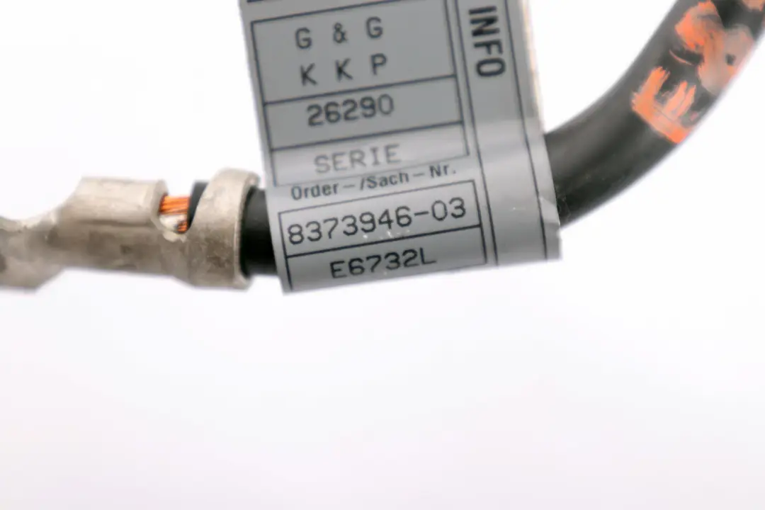 BMW Z4 E46 E85 E86 Kabel Przewód Klema Minusowa Minus - SKU 8373946 - Numer Części 8373946