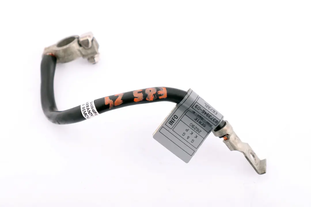 BMW Z4 E46 E85 E86 Kabel Przewód Klema Minusowa Minus - SKU 8373946 - Numer Części 8373946