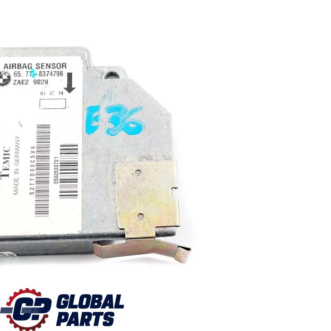 Airbag Control Unit Module Sensor ECU to BMW 3 Z3 Series E36 with Part number 8379502 BMW 3 Z3 Series E36 Airbag Control Unit Module Sensor ECU - SKU 8374798 - Part number 8379502