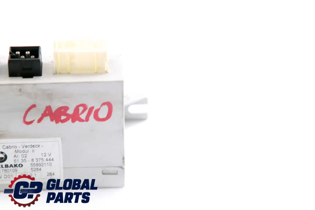 Tetto apribile Modulo ECU per BMW E46 Cabrio con numero di parte 8375444 BMW E46 Cabrio Tetto apribile Modulo ECU - SKU 8375444 - Numero di parte 8375444