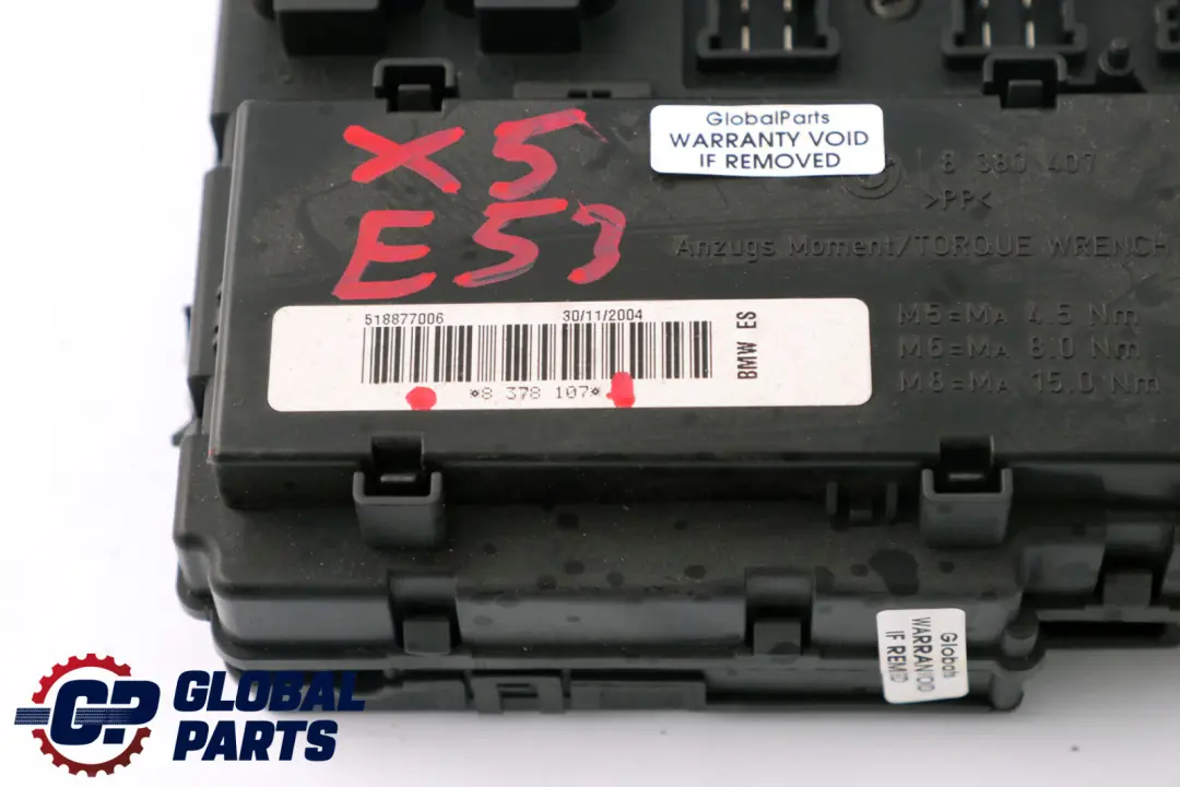 BMW X5 Series E53 Electrical Power Distribution Fuse Box - SKU 8378107 - Part number 8384527