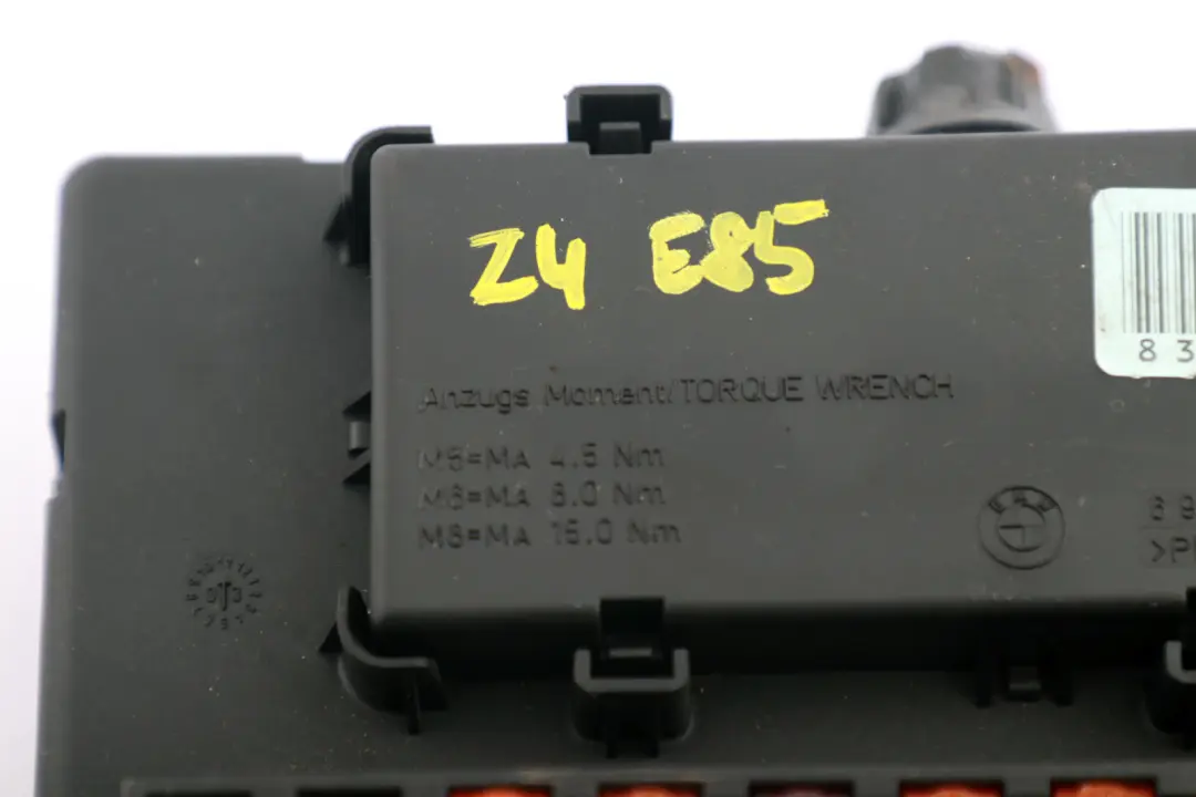 Boite a fusibles interieure pour BMW Serie Z4 E85 E86 à propos du numéro de pièce 8378113 BMW Serie Z4 E85 E86 Boite a fusibles interieure - SKU 8378113 - Numéro de pièce 8378113