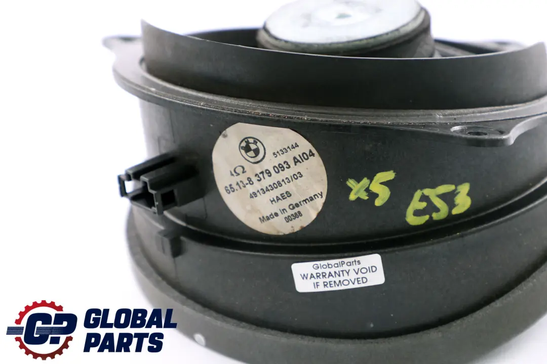 Haut Parleur Stéréo Pour Porte Arrière Gauche 6513 pour BMW X5 E53 à propos du numéro de pièce 65138379093 BMW X5 E53 Haut Parleur Stéréo Pour Porte Arrière Gauche 6513 - SKU 8379093 - Numéro de pièce 65138379093