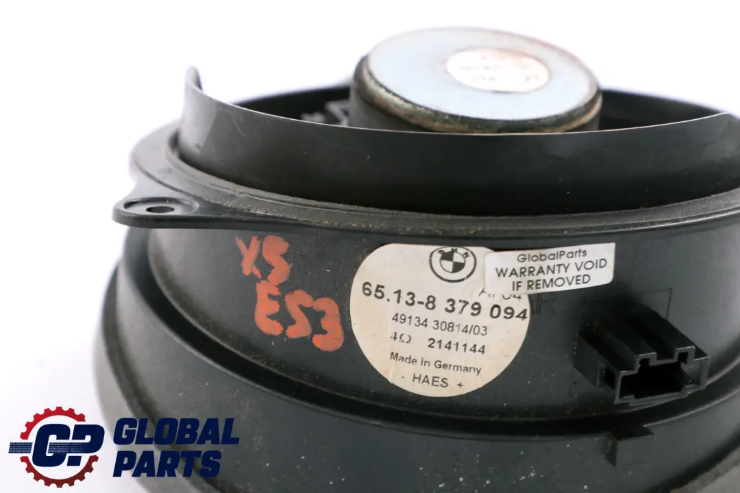 BMW X5 Series E53 Rear Right Door Stereo Audio Loudspeaker O/S - SKU 8379094 - Part number 65138379094