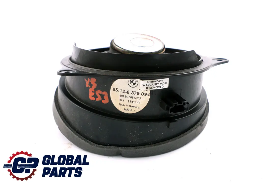 BMW X5 E53 Puerta Trasera Derecha Stereo Audio Altavoz - SKU 8379094 - Número de pieza 65138379094