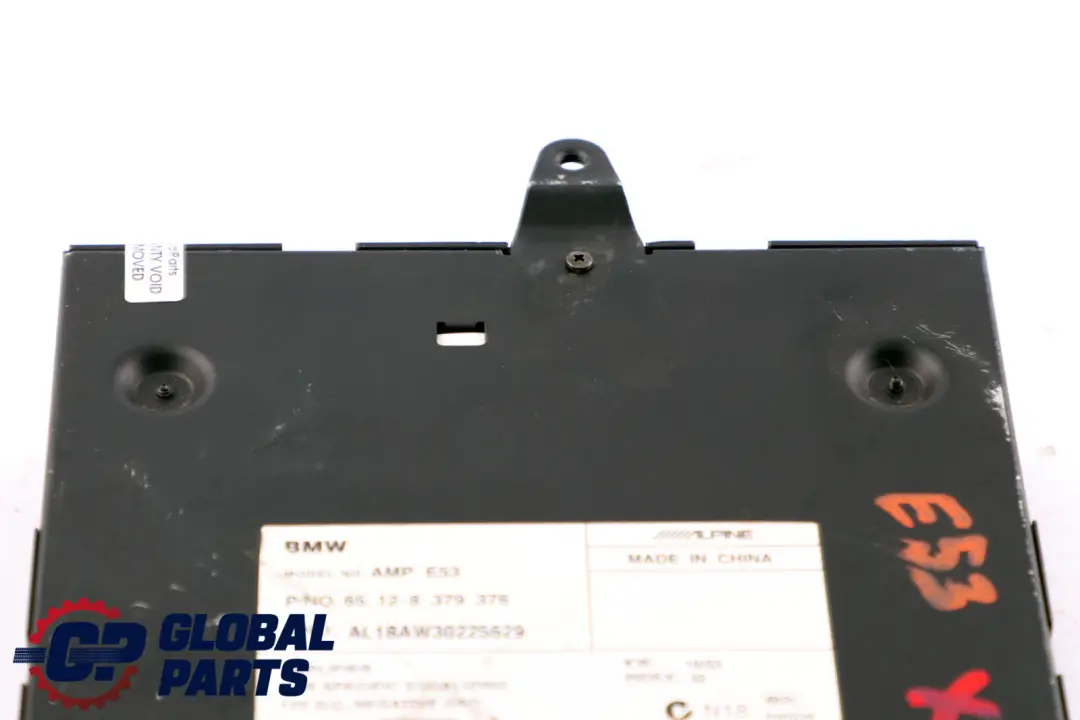 Verstärker Hifi Lautsprecher System 6512 für BMW X5 E53 mit Teilenummer 8379376 BMW X5 E53 Verstärker Hifi Lautsprecher System 6512 - SKU 8379376 - Teilenummer 8379376