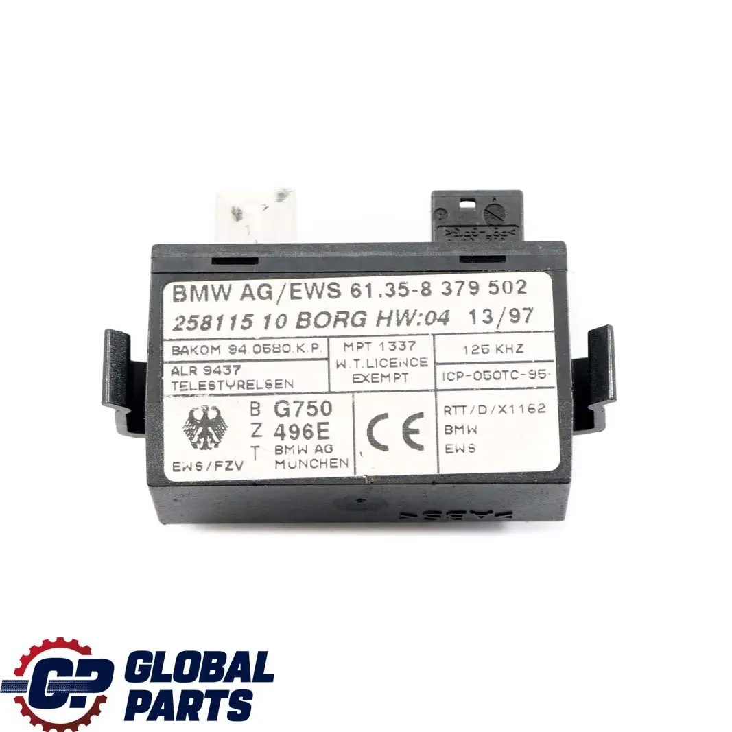 Key Transmitter Receiver Module Unit to BMW 3 5 7 Series E36 E38 E39 with Part number 8379502 BMW 3 5 7 Series E36 E38 E39 Key Transmitter Receiver Module Unit - SKU 8379502 - Part number 8379502