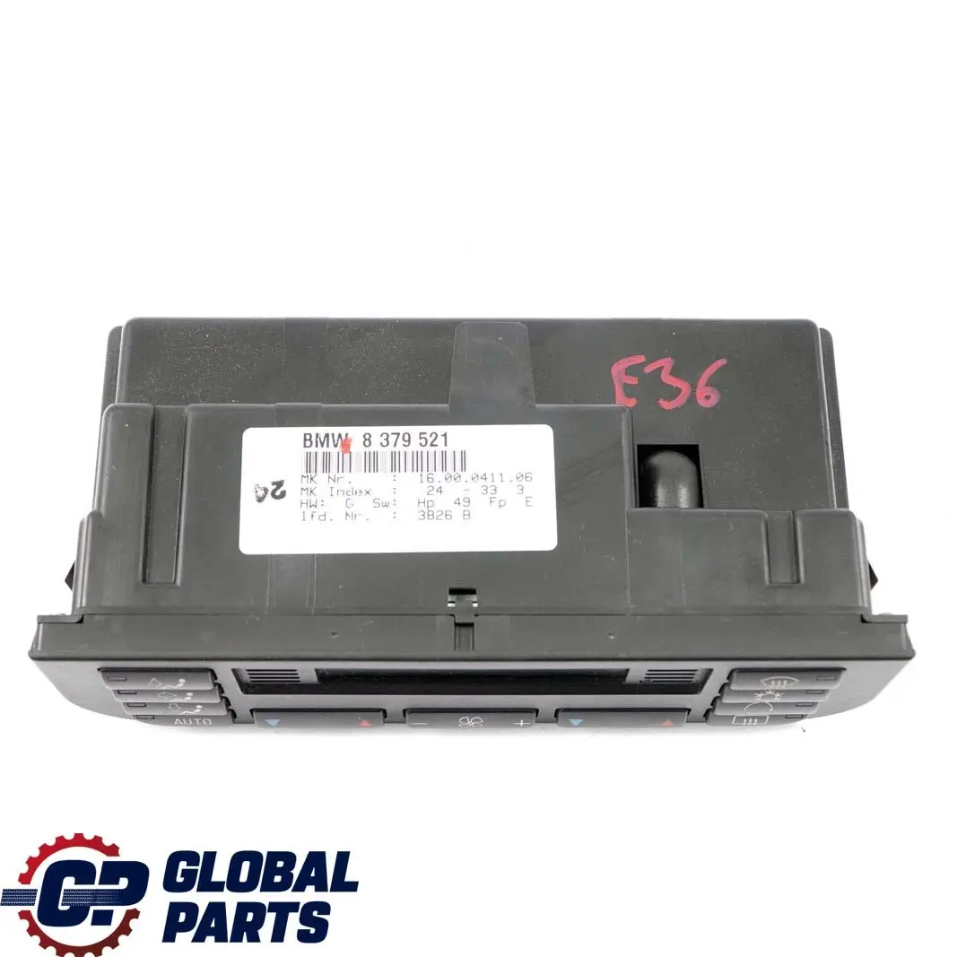 BMW 3 er E36 Bedienteil Klimaautomatik Steuergerät - SKU 8379521 - Teilenummer 8379521