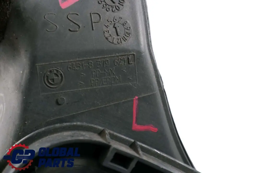 BMW E39 Canale aria microfiltro sinistro - SKU 8379621 - Numero di parte 8379621