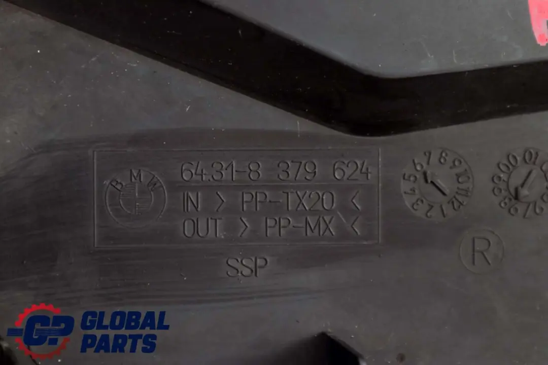 BMW E39 Cache Microfiltre à Air Inférieur Partie Droite - SKU 8379624 - Numéro de pièce 8379624