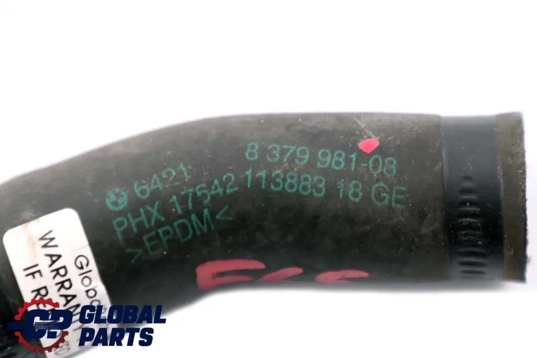 Tubo flessibile acqua 6421 per BMW Serie 7 E65 E66 con numero di parte 8379981 BMW Serie 7 E65 E66 Tubo flessibile acqua 6421 - SKU 8379981 - Numero di parte 8379981