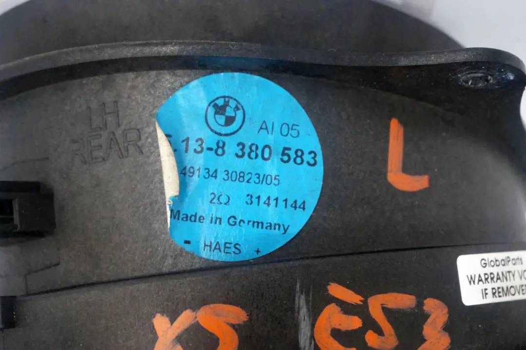 BMW X5 E53 Hintere Tür Hi-Fi Lautsprecher Hifi Links - SKU 8380583 - Teilenummer 8380583