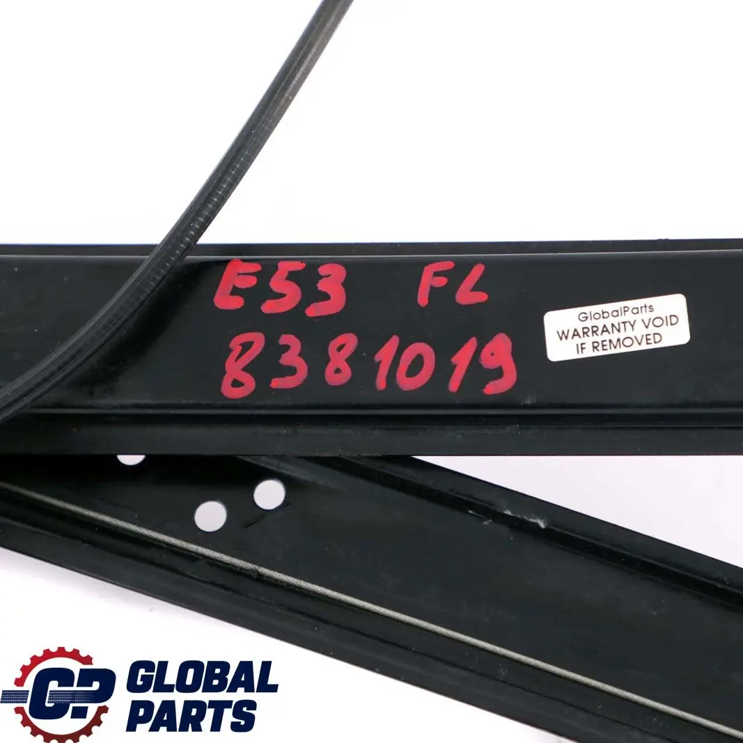 Front Left Door N/S Window lifter With Motor to BMW X5 Series E53 with Part number 67628381019 BMW X5 Series E53 Front Left Door N/S Window lifter With Motor - SKU 8381019 - Part number 67628381019