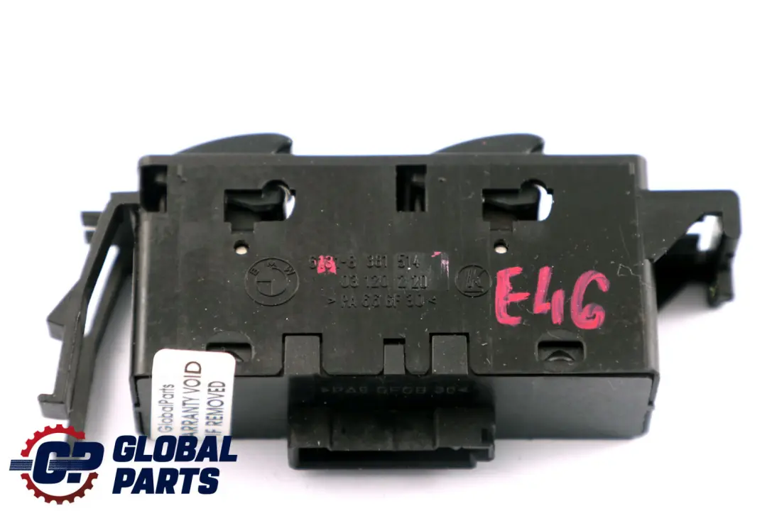 BMW E46 Fensterheberschalter Beifahrerseite Trim Panel - SKU 8381514 - Teilenummer 6902179