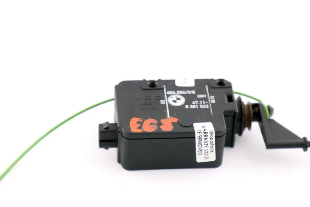 BMW 7 Series E65 E66 E67 Filler Fuel Flap Lock Opener Actuator - SKU 8381522 - Part number 6987624