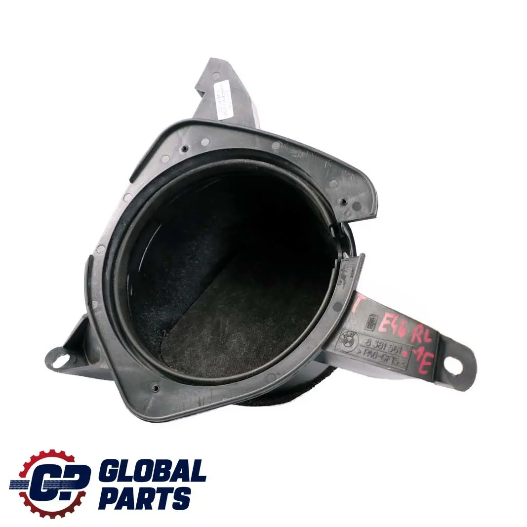 BMW 3 E46 1 Touring Rear HiFi Audio System Left Speaker Housing Bracket - SKU 8381561-1 - Part number 8381561