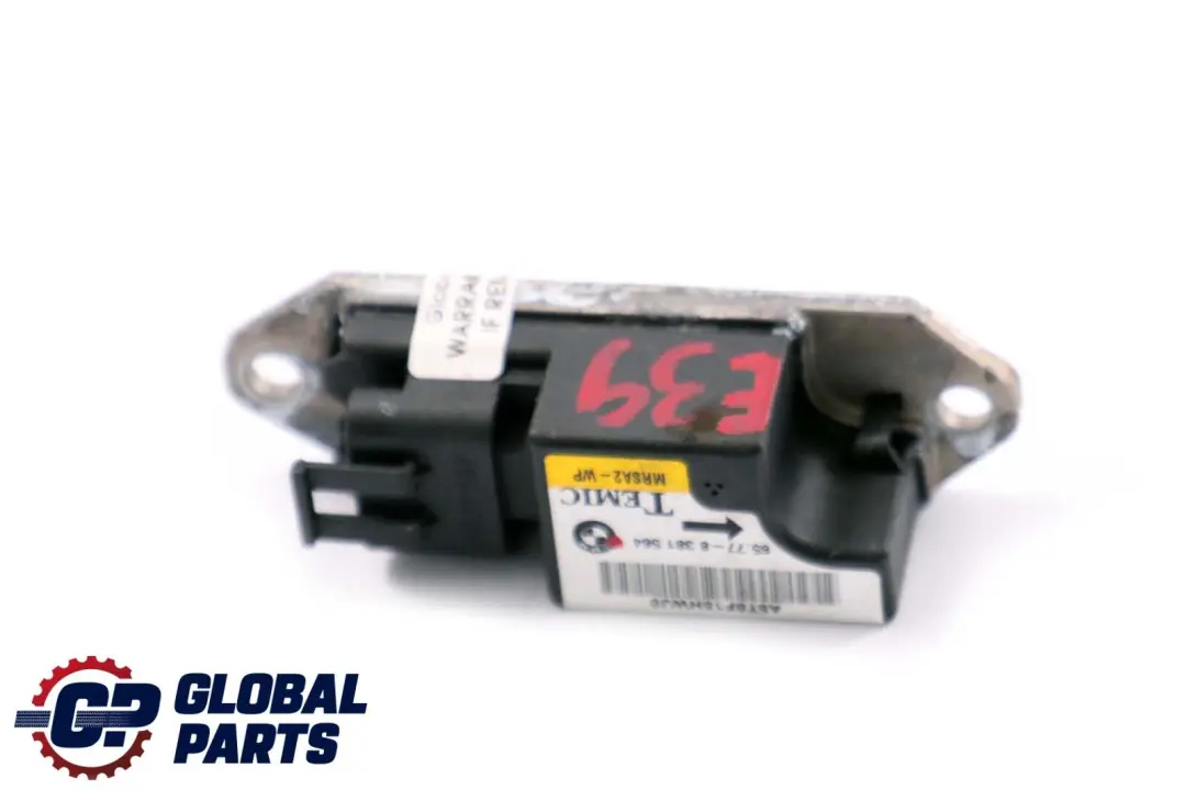 Czujnik Sensor Uderzeniowy Uderzenia Air Bag do BMW E39 o numerze 8381564 BMW E39 Czujnik Sensor Uderzeniowy Uderzenia Air Bag - SKU 8381564 - Numer Części 8381564