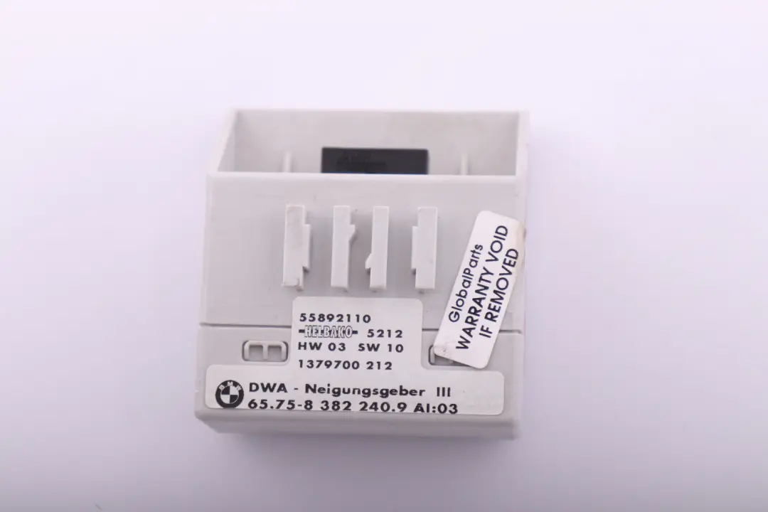 Alarm Neigungsgeber 6923209 6575 für BMW 3 X5 er E46 E53 mit Teilenummer 8382240 BMW 3 X5 er E46 E53 Alarm Neigungsgeber 6923209 6575 - SKU 8382240 - Teilenummer 8382240